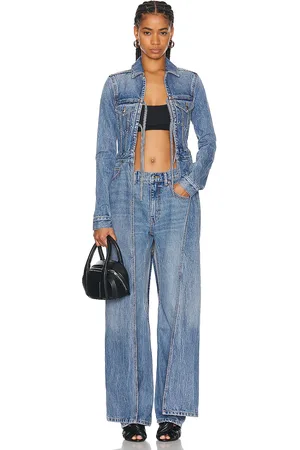Alexander Wang Tie Front Trucker Duster in