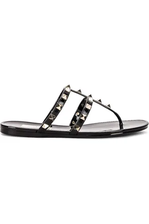 VALENTINO GARAVANI Summer Rockstud PVC Thong Sandal in