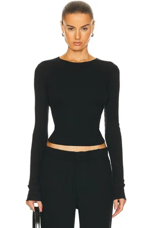 ÉTERNE Long Sleeve Thermal Top in