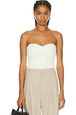 Bottega Veneta Strapless Bodysuit Top in