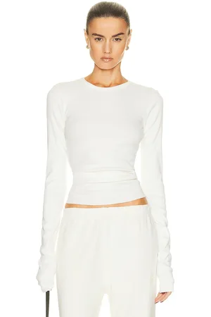ÉTERNE Long Sleeve Fitted Top in