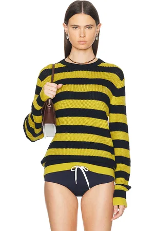 Guest In Residence Net Stripe Crew in