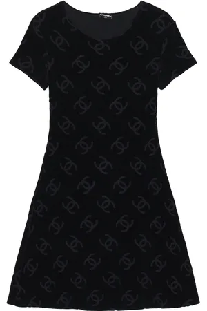 CHANEL Velour CC Dress in