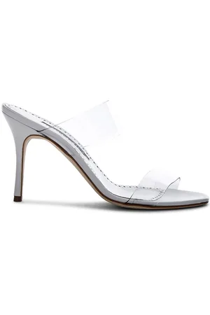 Manolo Blahnik PVC Scolto Sandals in
