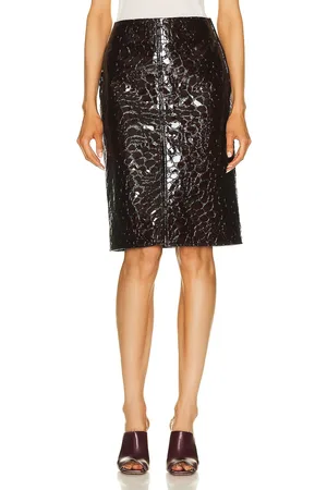 Bottega Veneta Embossed Skirt in