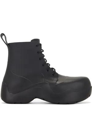 Bottega Veneta Puddle Lace-Up Ankle Boot in
