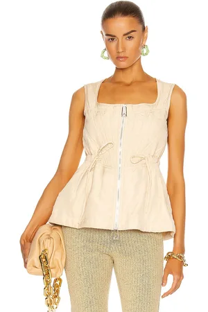 Bottega Veneta Washed Fluid Parachute Top in