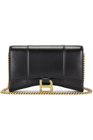 Balenciaga Hourglass Wallet On Chain in