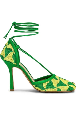 Bottega Veneta Stretch Lace Up Sandals in