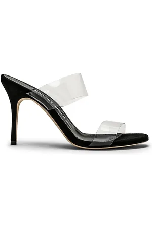 Manolo Blahnik PVC Scolto 90 Sandal in