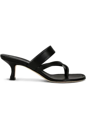 Manolo Blahnik Susa 50 Leather Sandal in