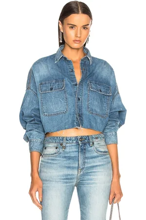 R13 Cropped Shirt in