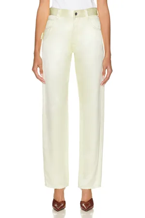 Bottega Veneta Twill Straight Leg Trouser in