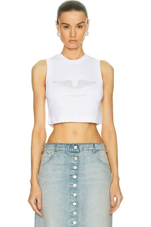 BLUMARINE Cropped Tank Top in
