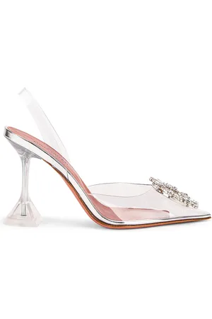 Amina Muaddi Begum Glass Heel in