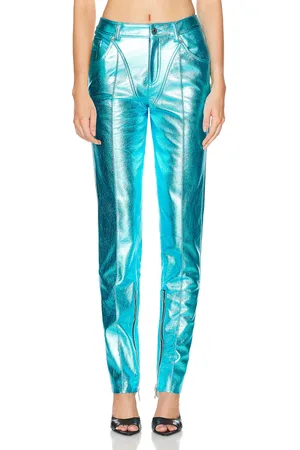 LAQUAN SMITH Tapered Zipper Detail Pant in