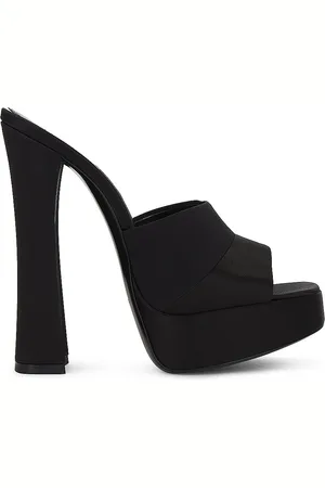 Saint Laurent Boogie Platform Mule Sandal in