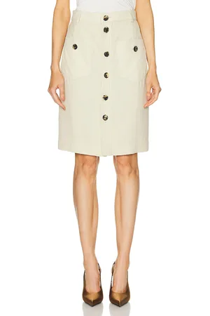 Saint Laurent Canvas Skirt in