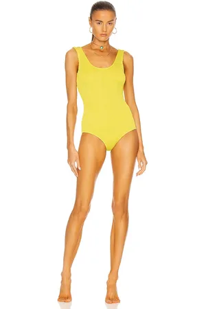 Bottega Veneta Crinkle One Piece Swimsuit in