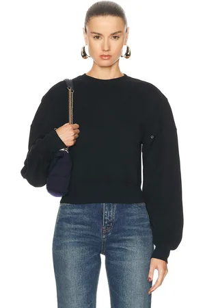 Saint Laurent Cropped Sweater in
