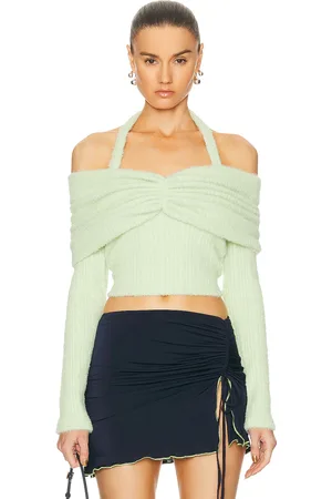 SIEDRES Ledi Off The Shoulder Ruched Top in