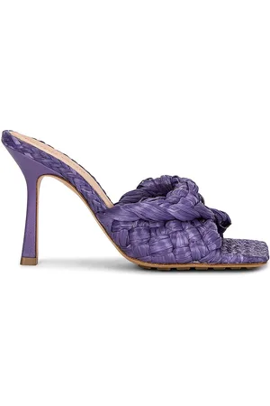 Bottega Veneta Raffia Stretch Mules in