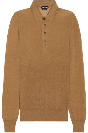 Tom Ford Piquet Long Sleeve Polo In in
