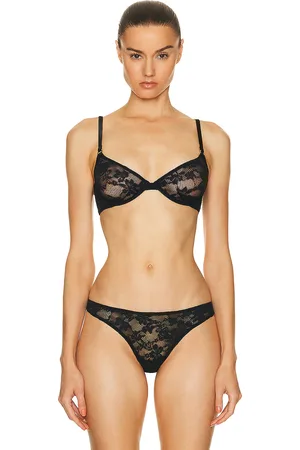 FLEUR DU MAL Le Stretch Multifit Lace Unlined Demi Bra in