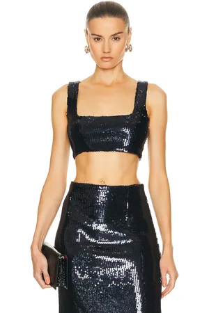 GALVAN Beating Heart Crop Top in