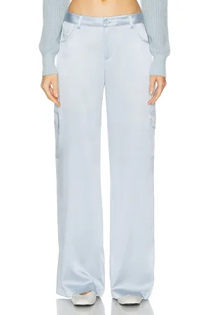 SABLYN Ronan Wide Leg Silk Cargo Pant in