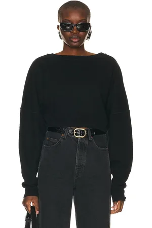 Saint Laurent Cropped Sweatshirt in