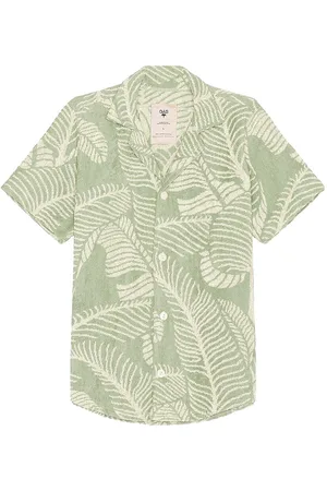 Oas Banana Leaf Cuba Terry Shirt in