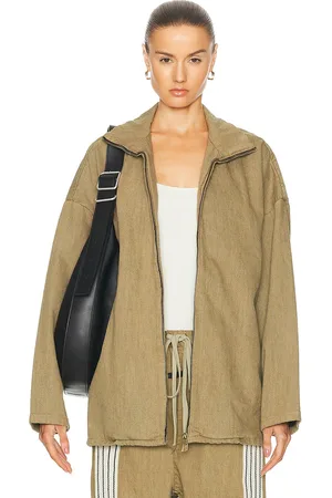 FEAR OF GOD Full Zip Denim Shirt in