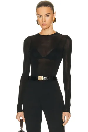 Saint Laurent Long Sleeve Sweater in