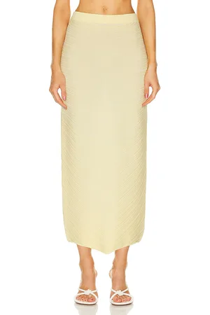 Bottega Veneta Cotton Moving Rib Skirt in