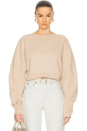 Saint Laurent Cropped Sweatshirt in