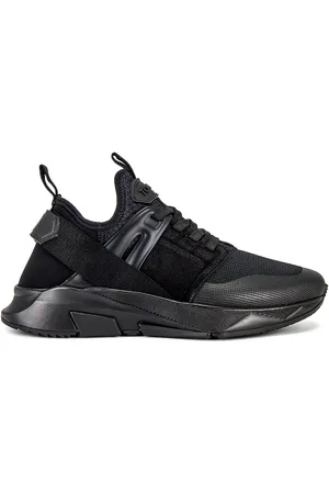 Tom Ford Velvet & Neoprene Jago Sneakers in