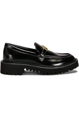 VALENTINO GARAVANI Signature V Logo Loafers in