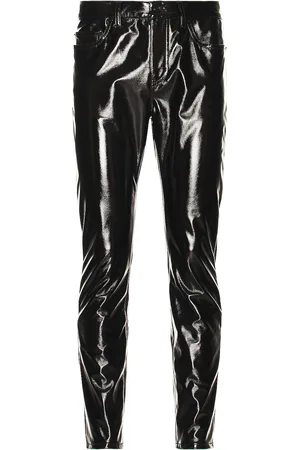 Saint Laurent Skinny 5 Pocket Cropped Pant in