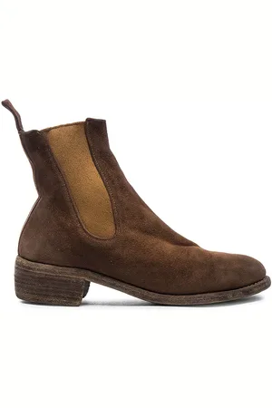 GUIDI Stag Chelsea Boots in