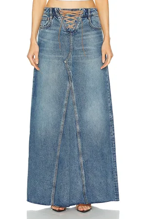 GRLFRND Indira Laced Maxi Skirt in
