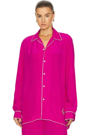 BODE Shadow Jasmine Long Sleeve Shirt in