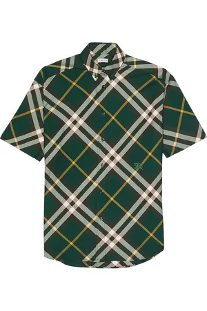 Burberry Short Sleeve Check Pattern Shirt in