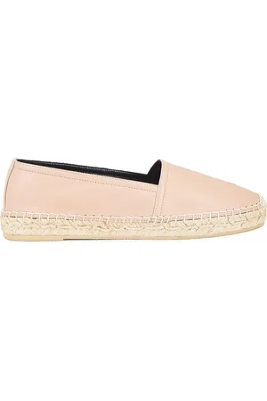 Saint Laurent Monogram Flat Espadrille in