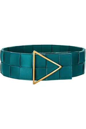 Bottega Veneta Intreccio Triangle Belt in