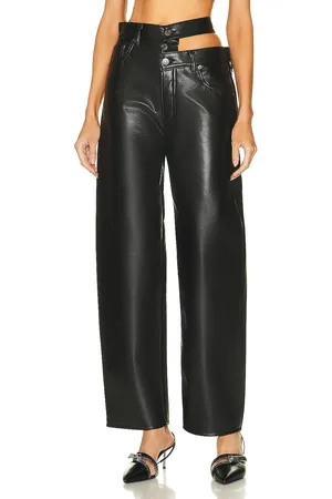 AGOLDE Recycled Leather Broken Waistband in