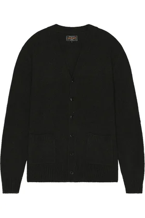 Beams Elbow Patch Cardigan in