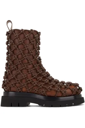 Bottega Veneta Knot Web Lug Boot in