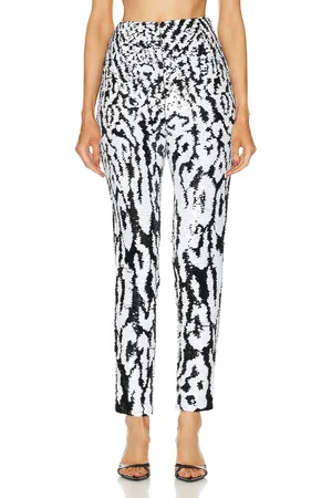 Ila Nas Zebra Sequin Trouser in