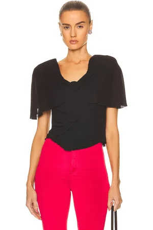 Saint Laurent Short Sleeve Top in
